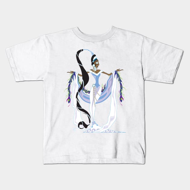 Yemaya Divina Kids T-Shirt by The Cuban Witch